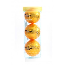 Personalised or Plain Chromax DISTANCE Metallic Golf Balls - 3 Ball Pack